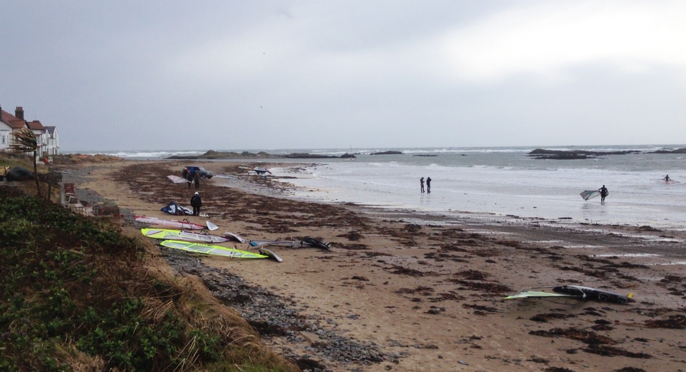 Rhosneigr 2014 saturday windsurfing